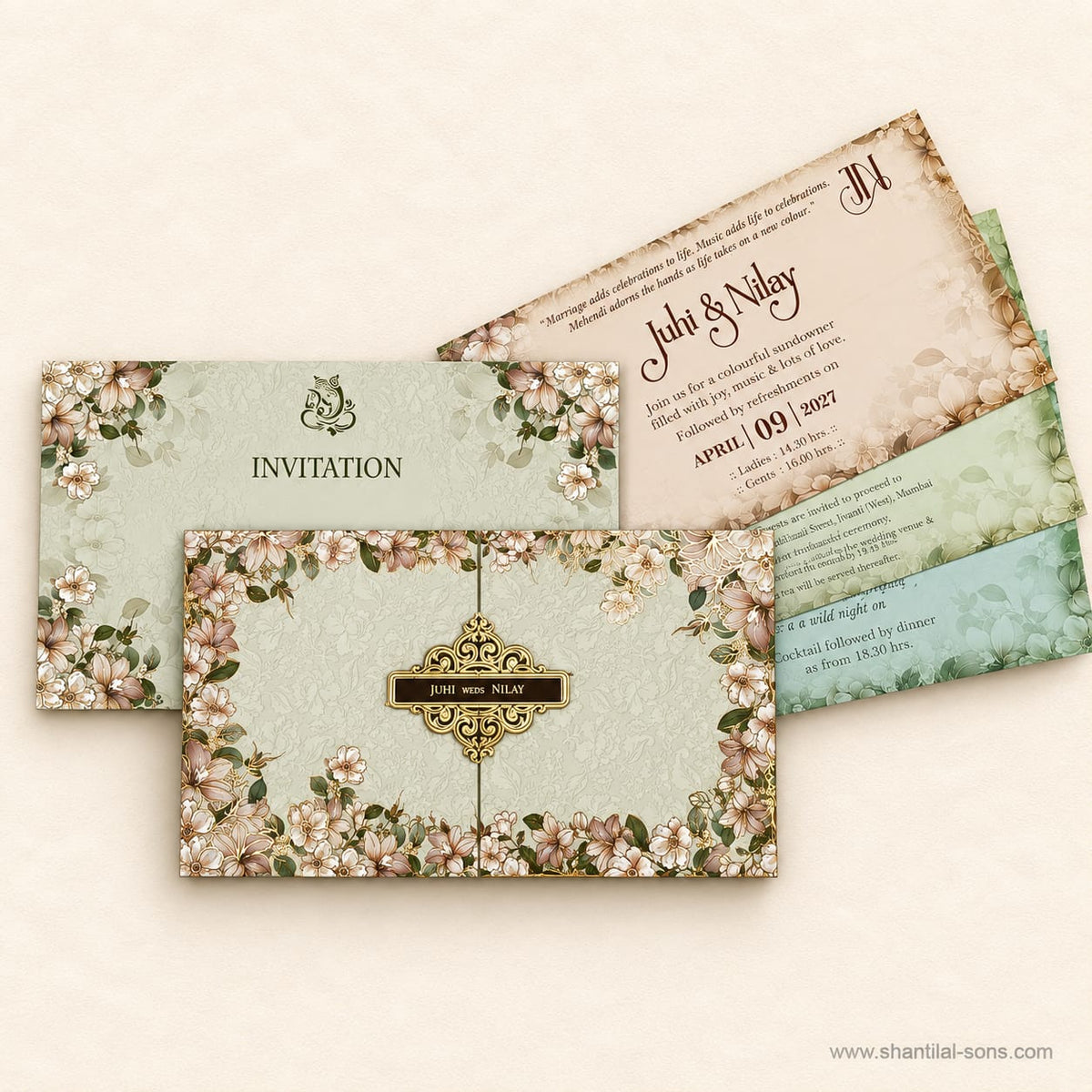 Elegant Wedding Invitation | SS - 116