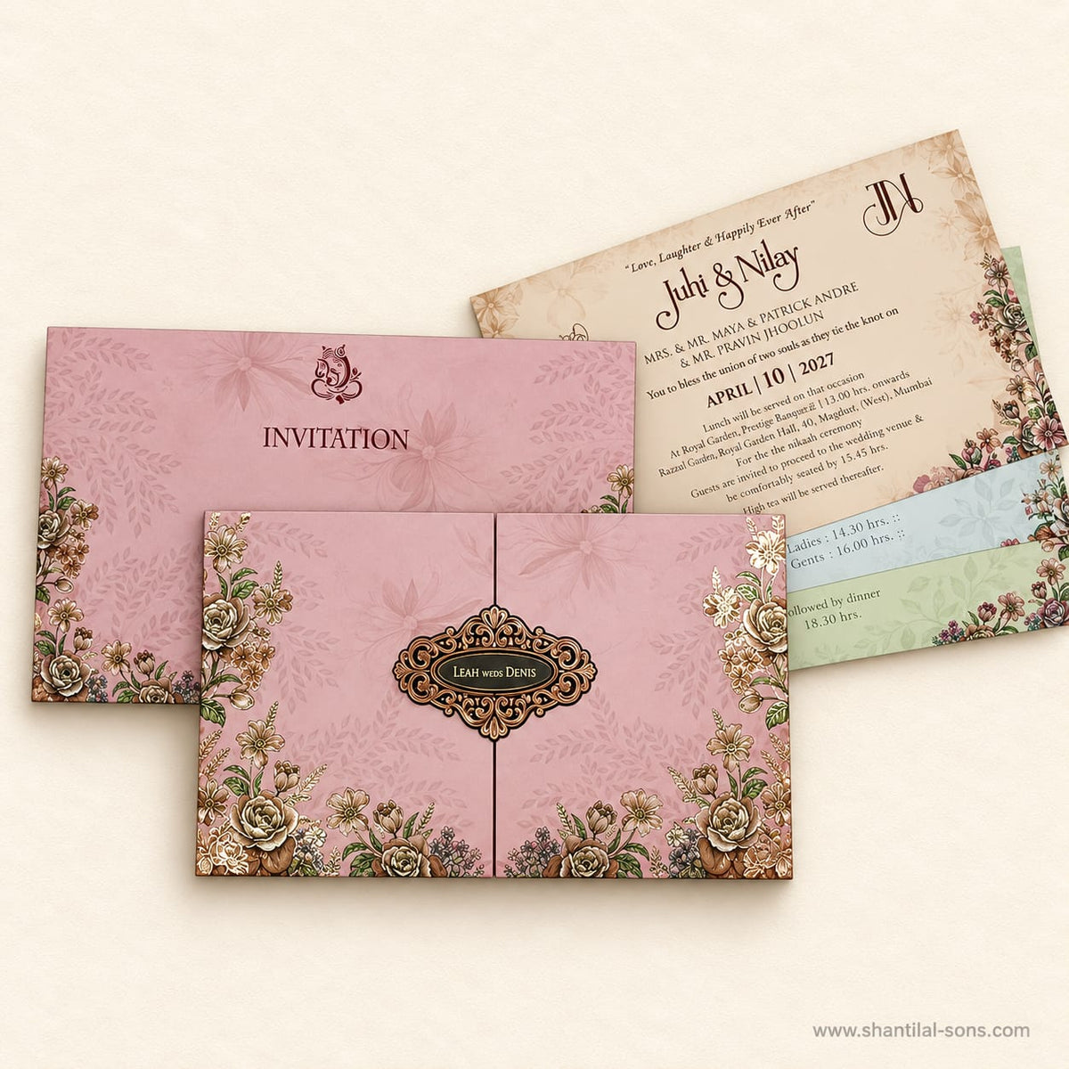 Elegant Wedding Invitation | SS - 117