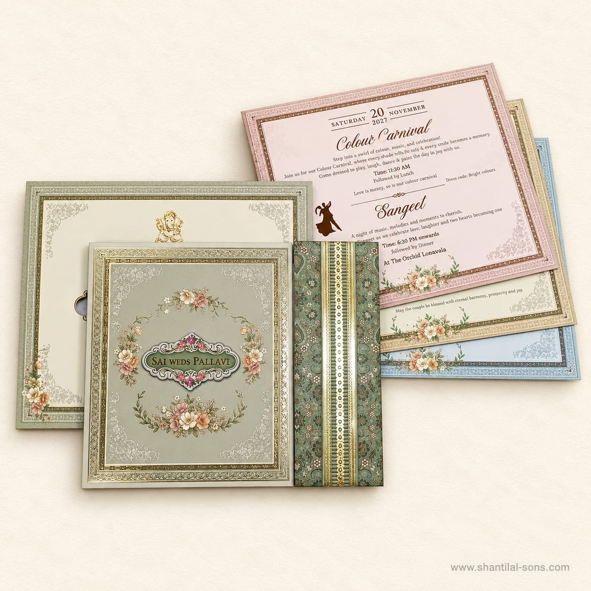 Elegant Wedding Invitation | SS - 124