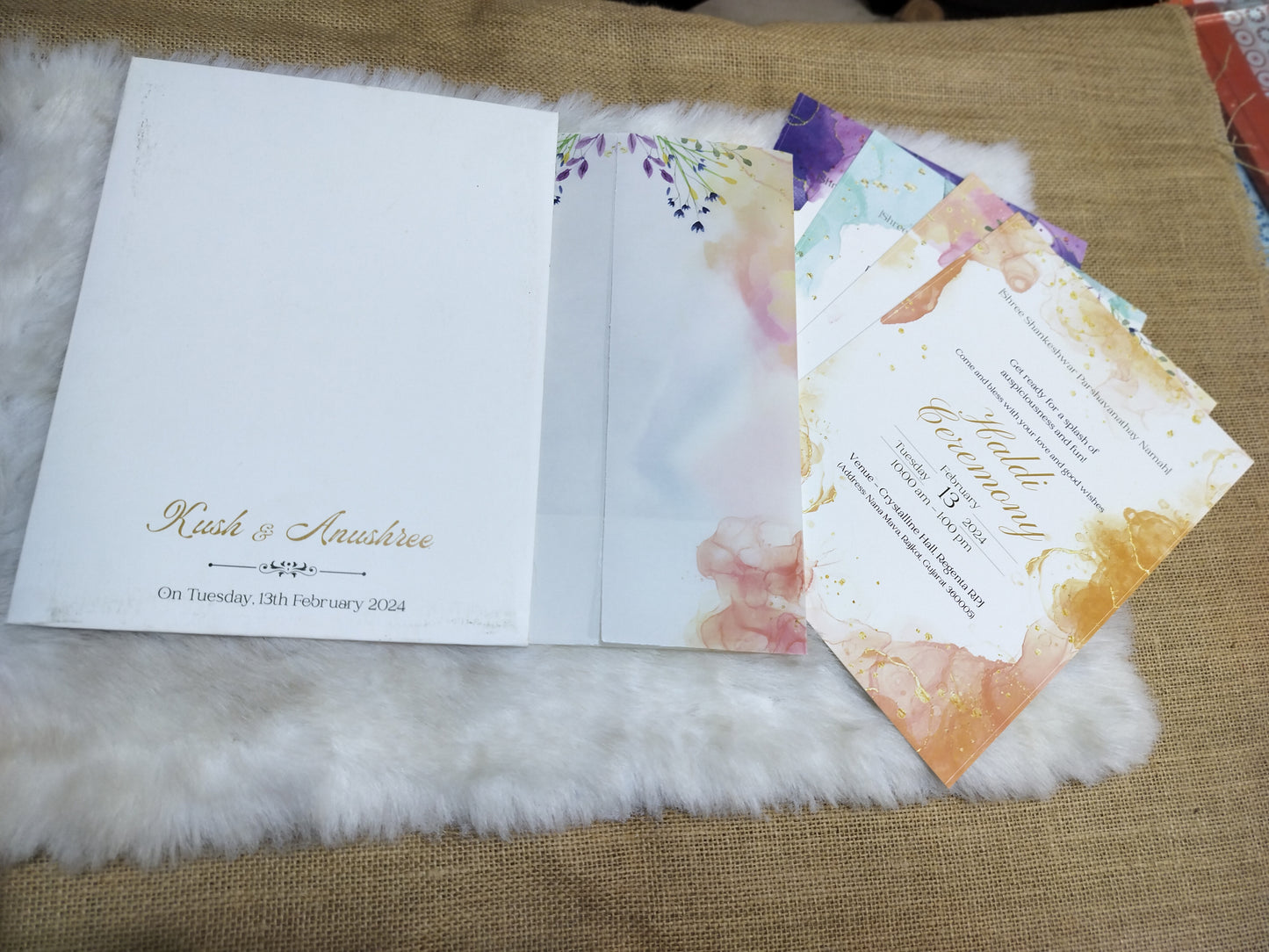 Pastel Wedding Invitation | SS - 8047