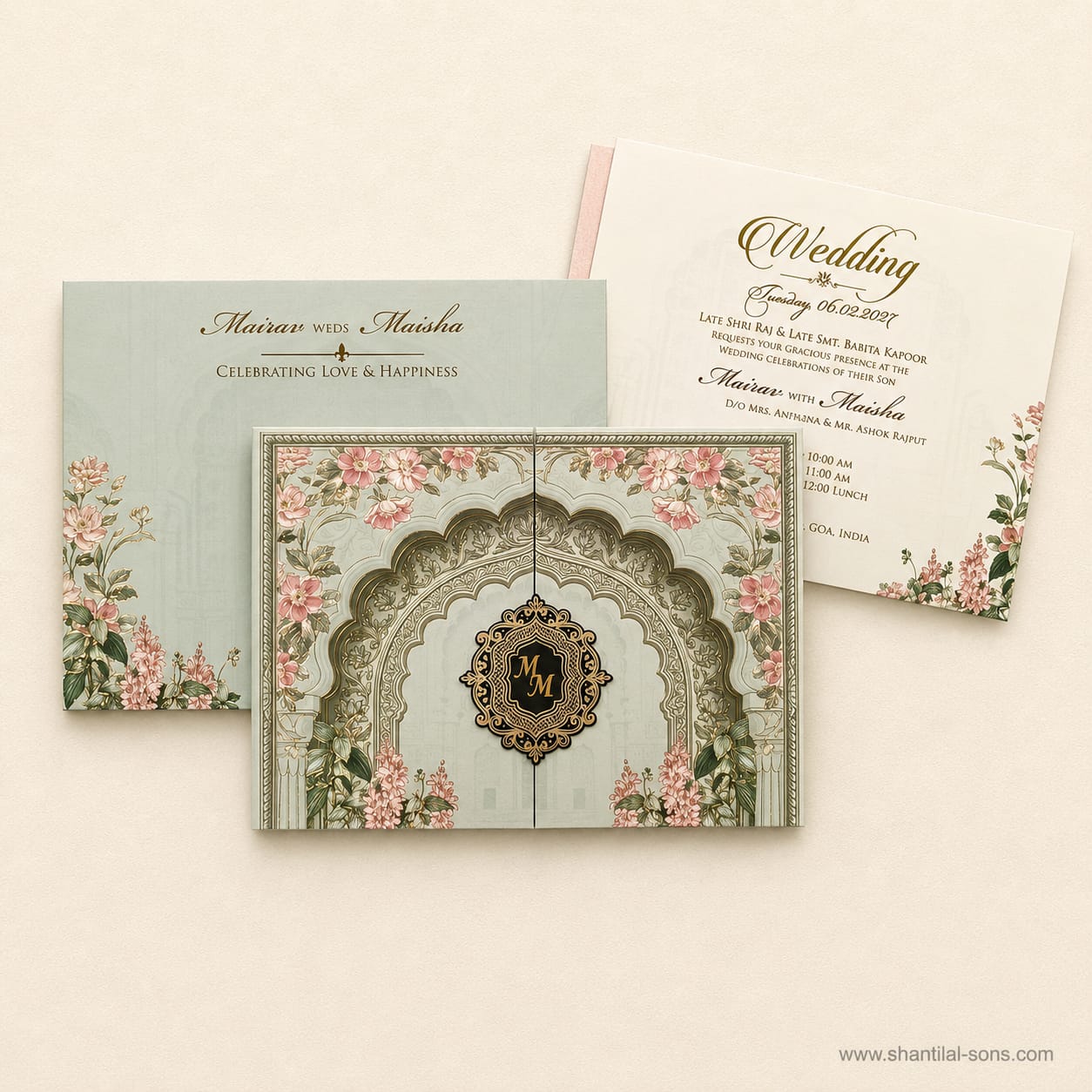 Floral Wedding Invitation | SS -880
