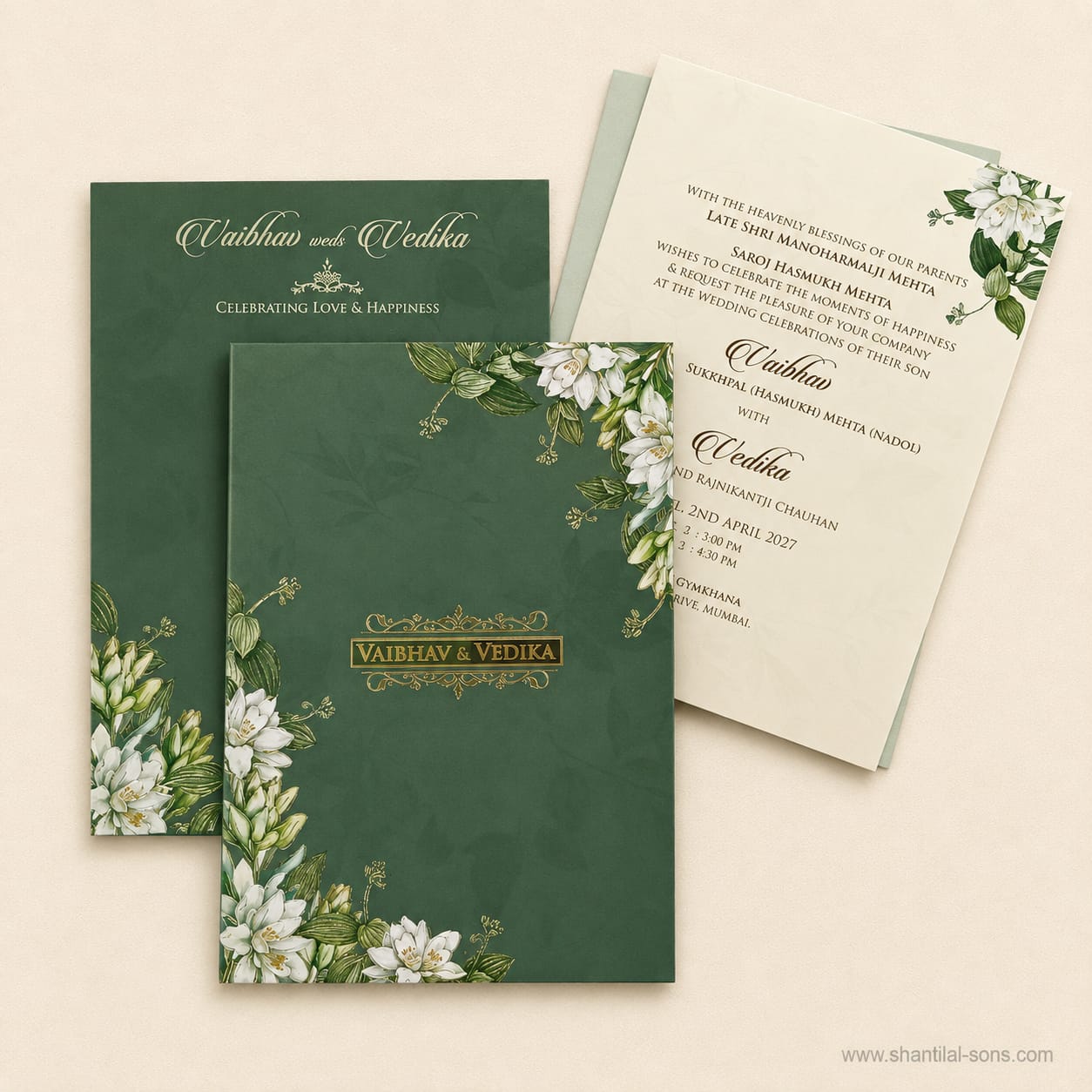 Minimal Wedding Invitation | SS- 893
