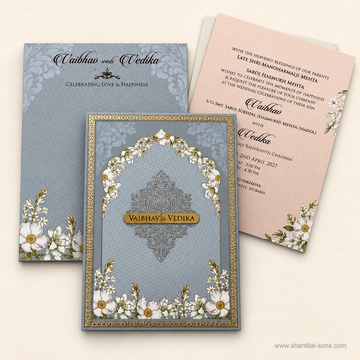 Elegant Wedding Invitation | SS - 897
