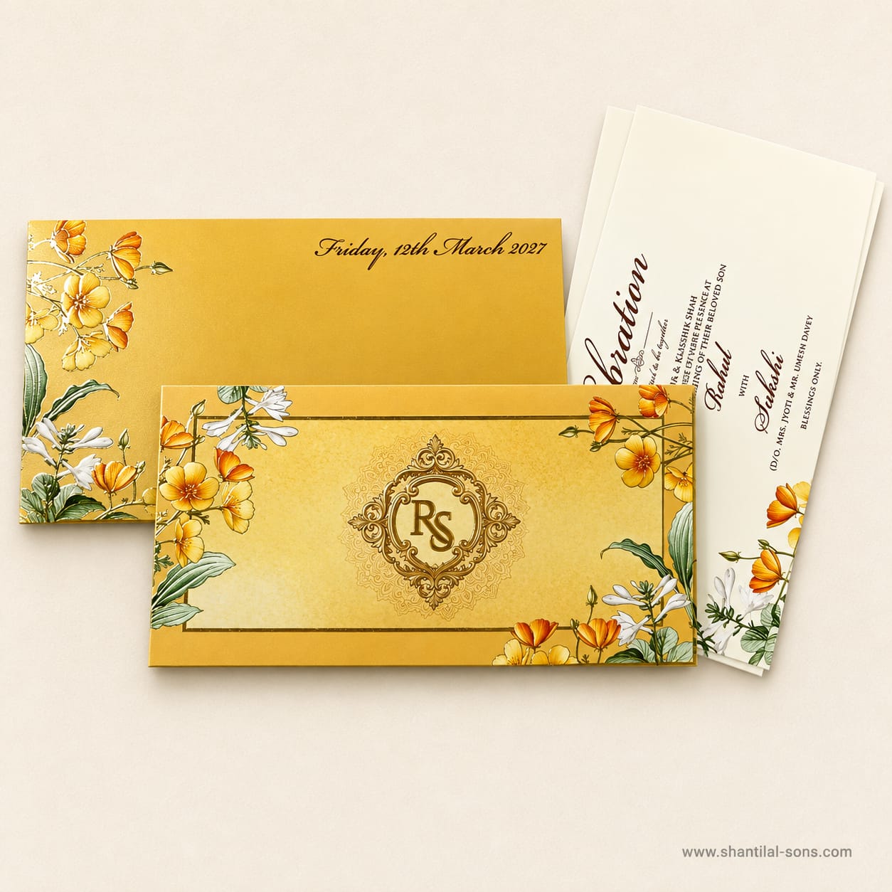 Floral Wedding Invitation | SS - 913