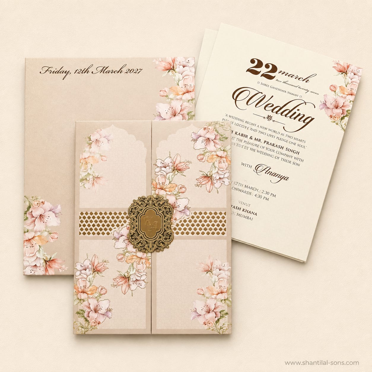 Floral Wedding Invitation | SS - 919