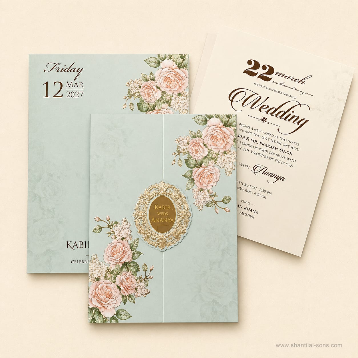 Floral Wedding Invitation | SS - 920