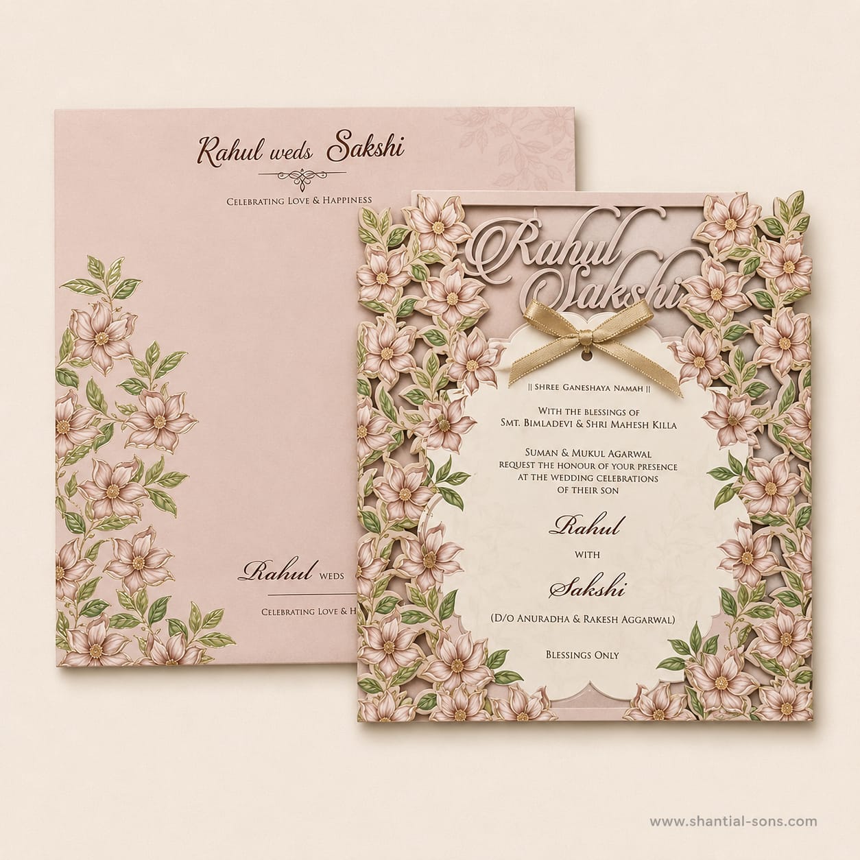 Floral Wedding Invitation | SS - 931