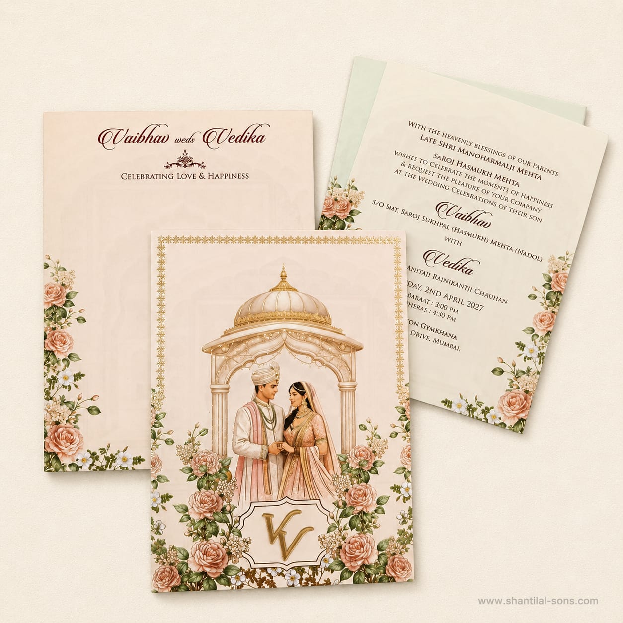 Rustic Wedding Invitation | SS - 983