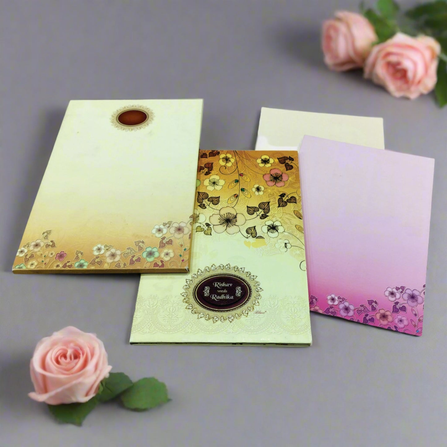 Floral Wedding Card | SS - 4064