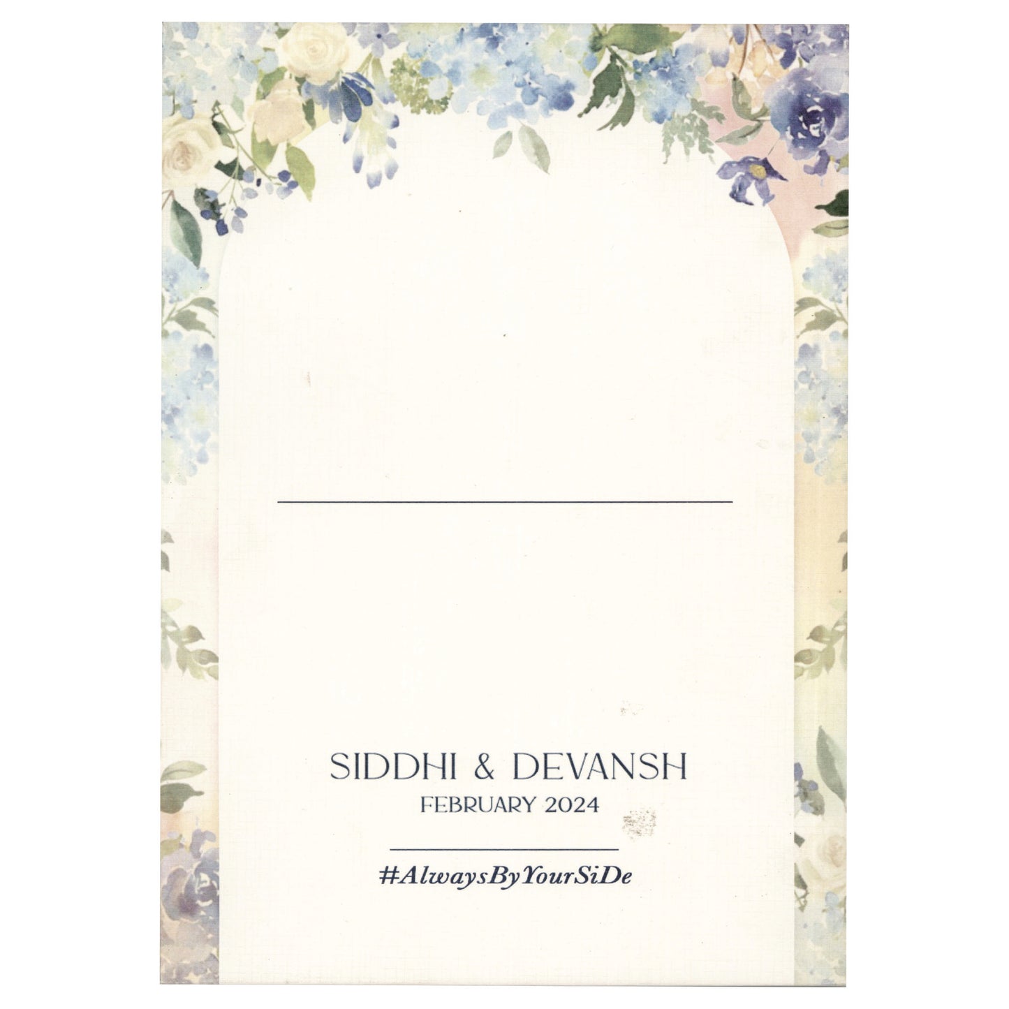 Floral Theme Wedding Invitation | SS - 5003