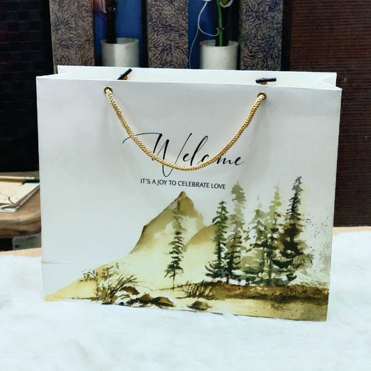 Hand Painting Theme Based Paper Bag | SSP - 011