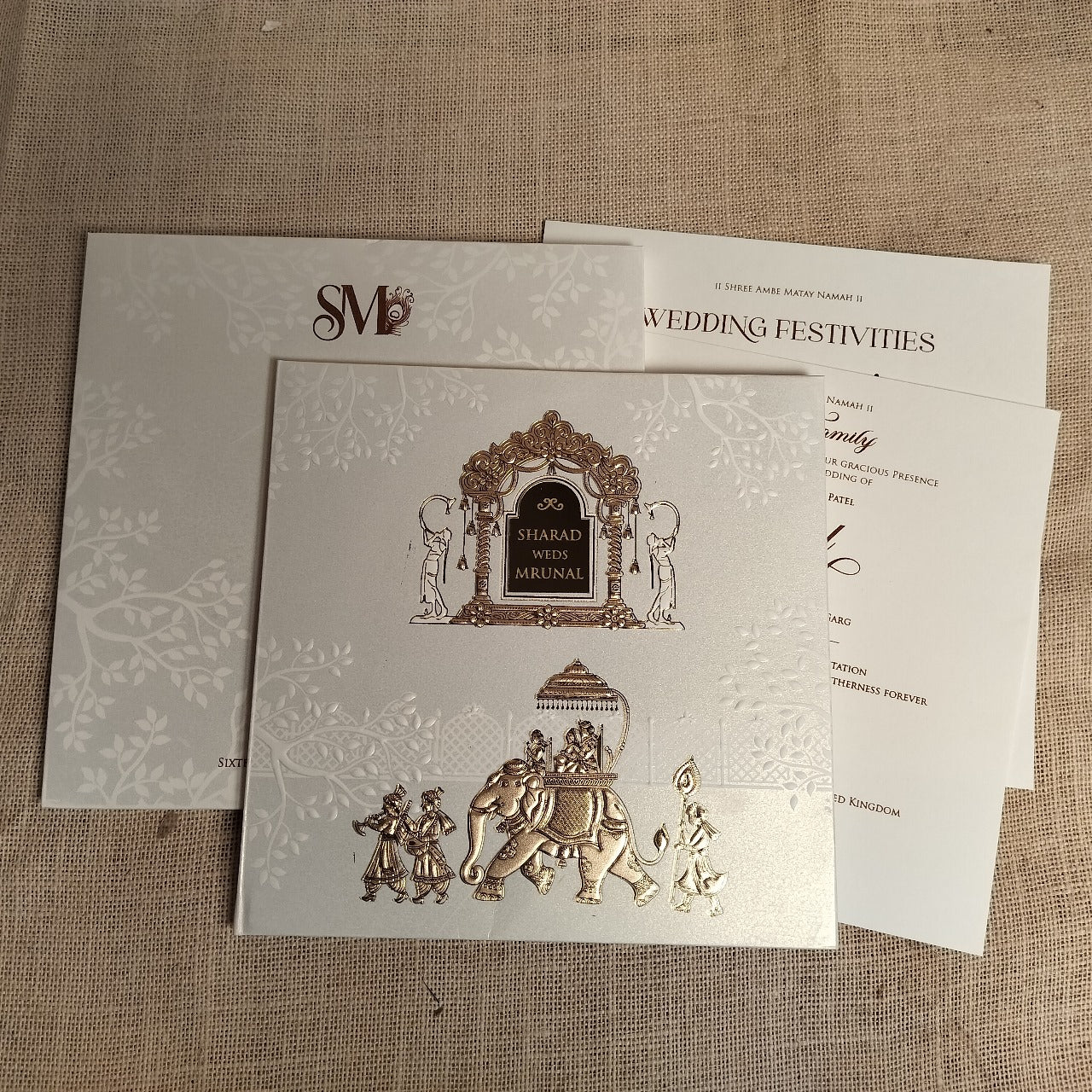 Traditional Wedding Card | SS - 509