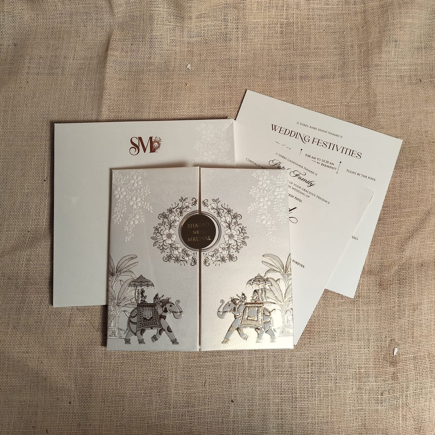 Lasercut Wedding Card | SS - 526 (Copy)