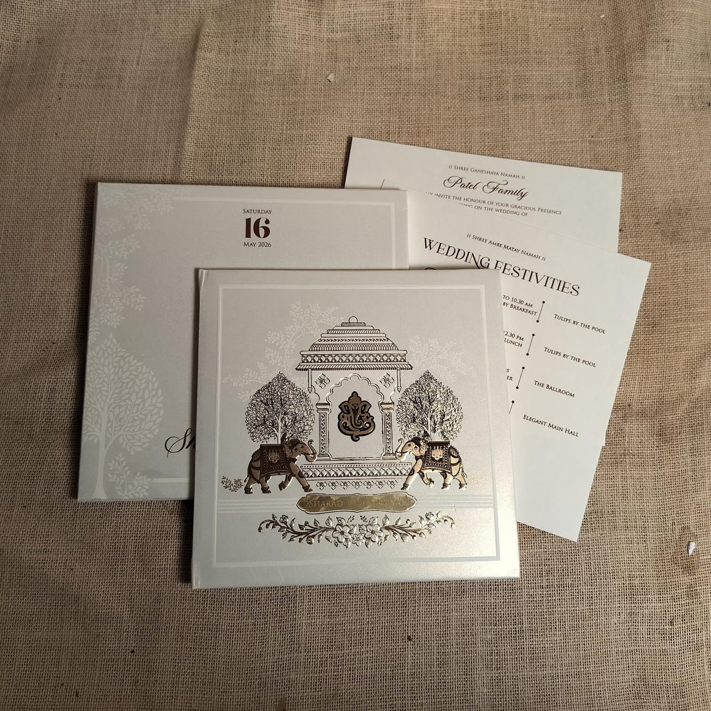 Traditional Wedding Card | SS - 525