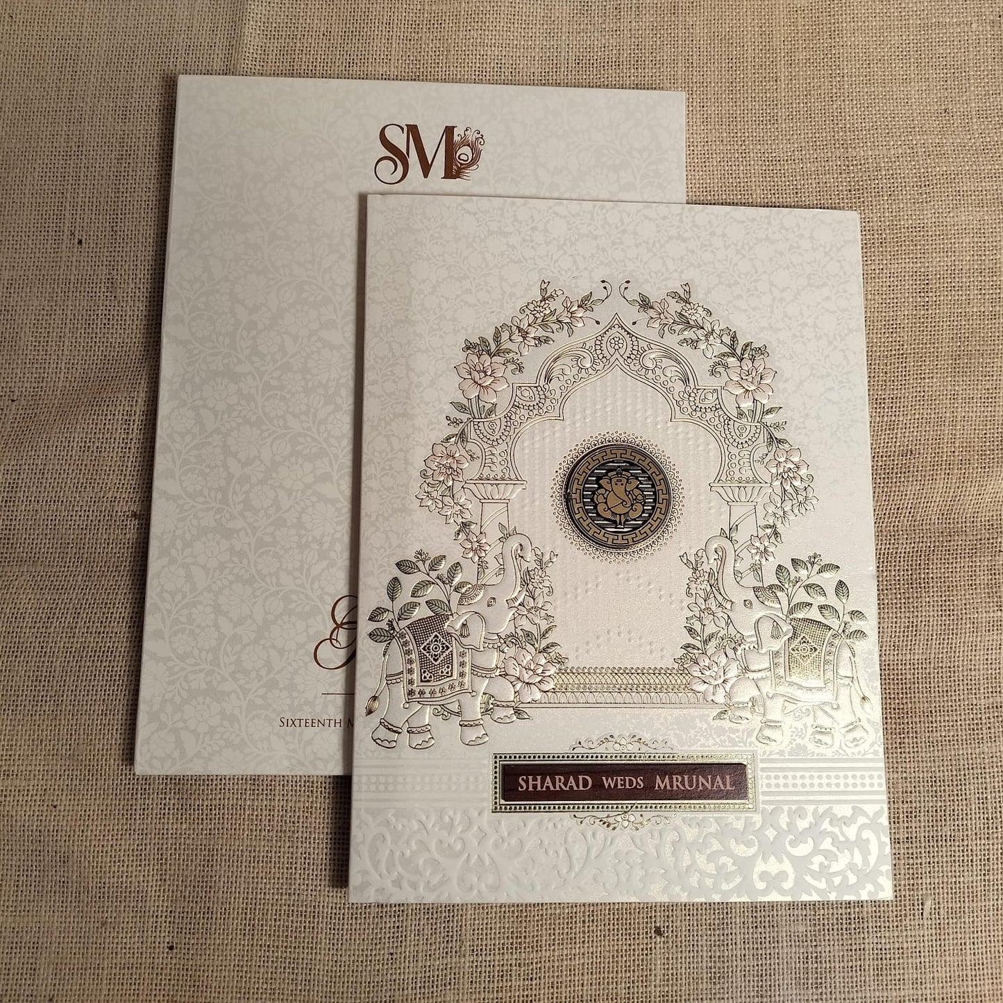 Classy Wedding Card | SS - 548