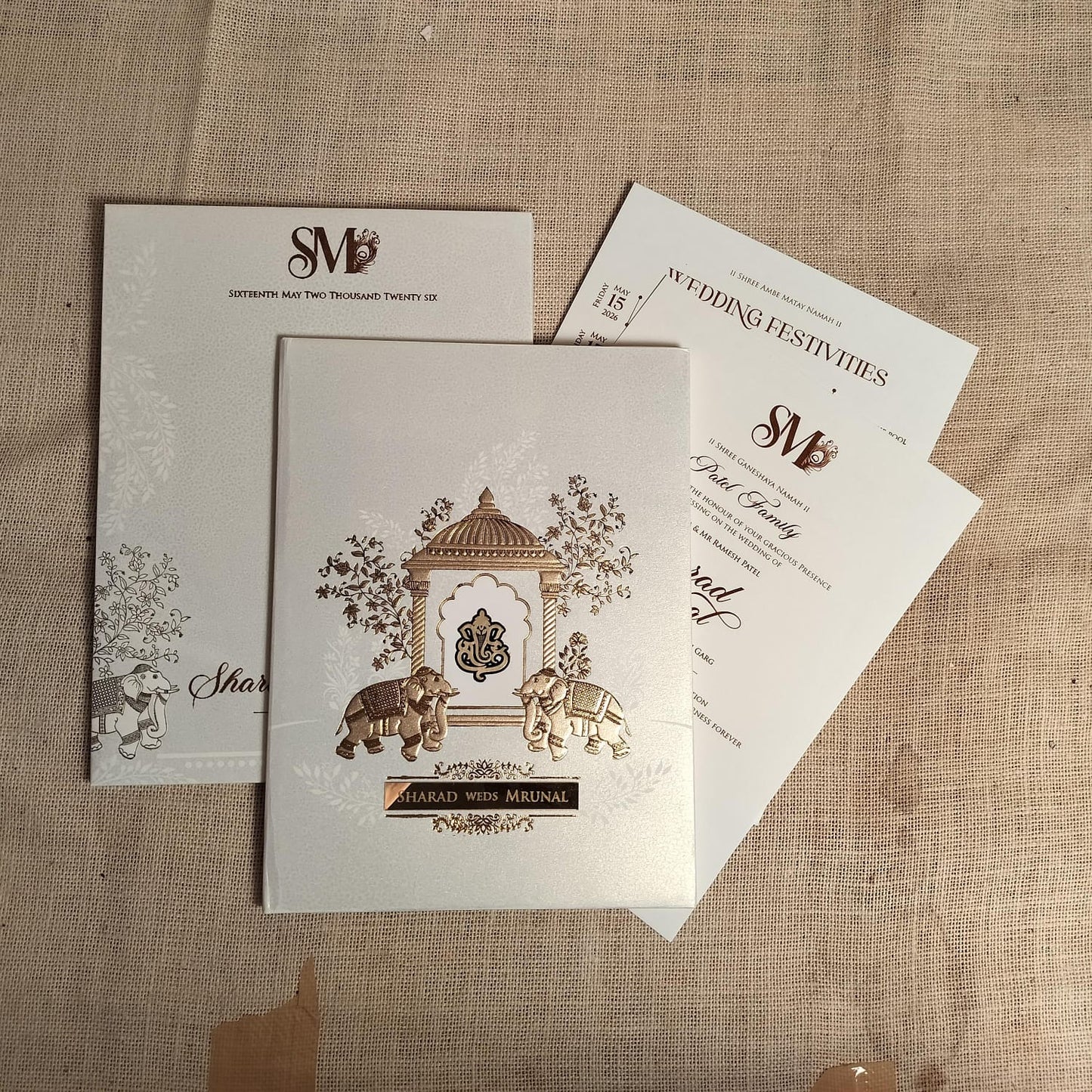 Traditional Wedding Card | SS - 545