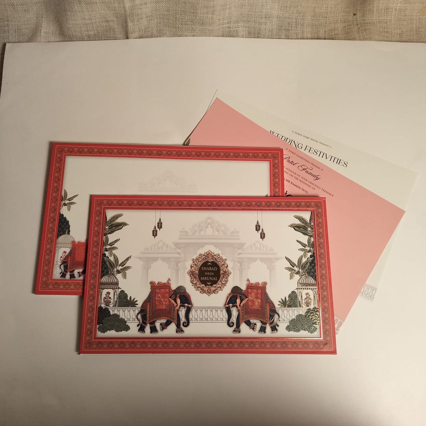 Traditional Wedding Card | SS - 557