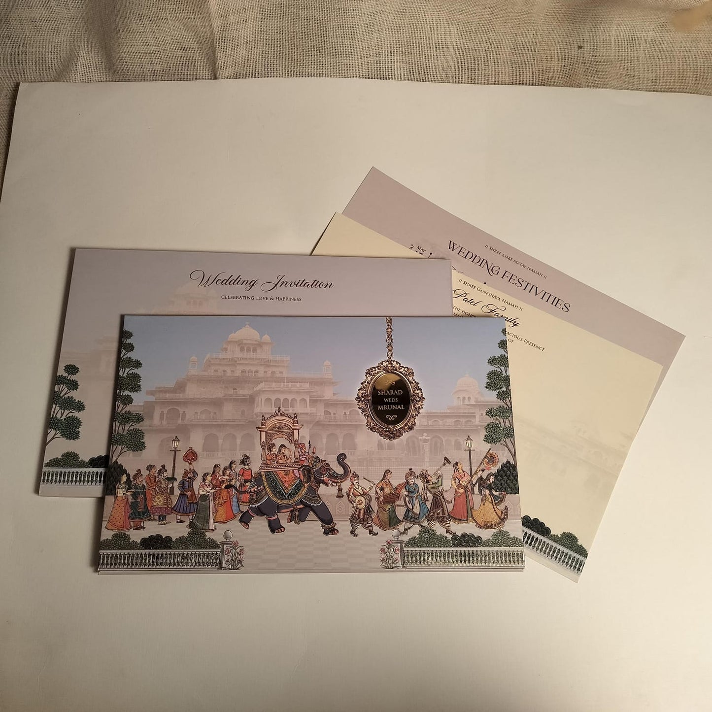 Traditional Wedding Card | SS - 556