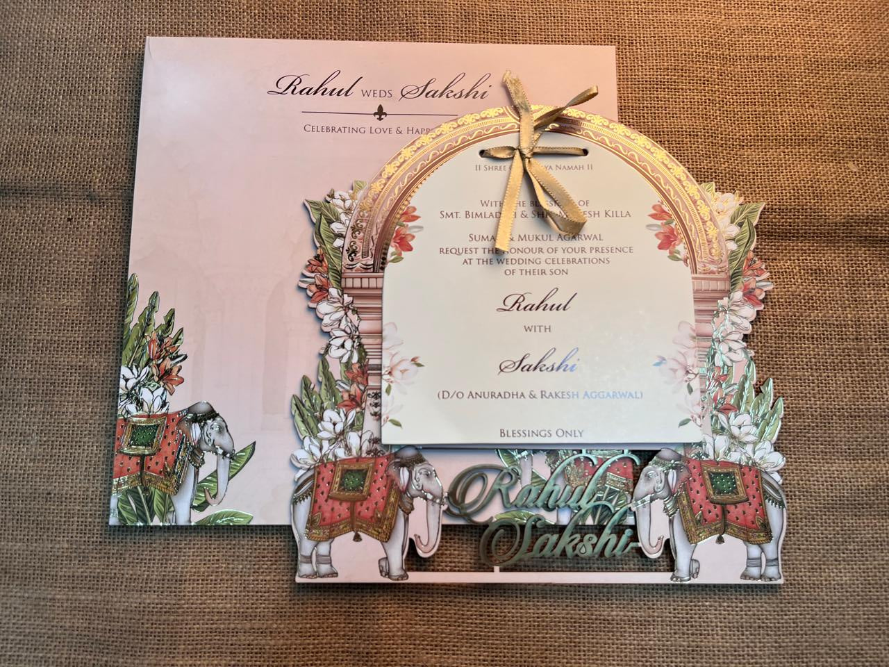 Lasercut Wedding Card | SS - 565