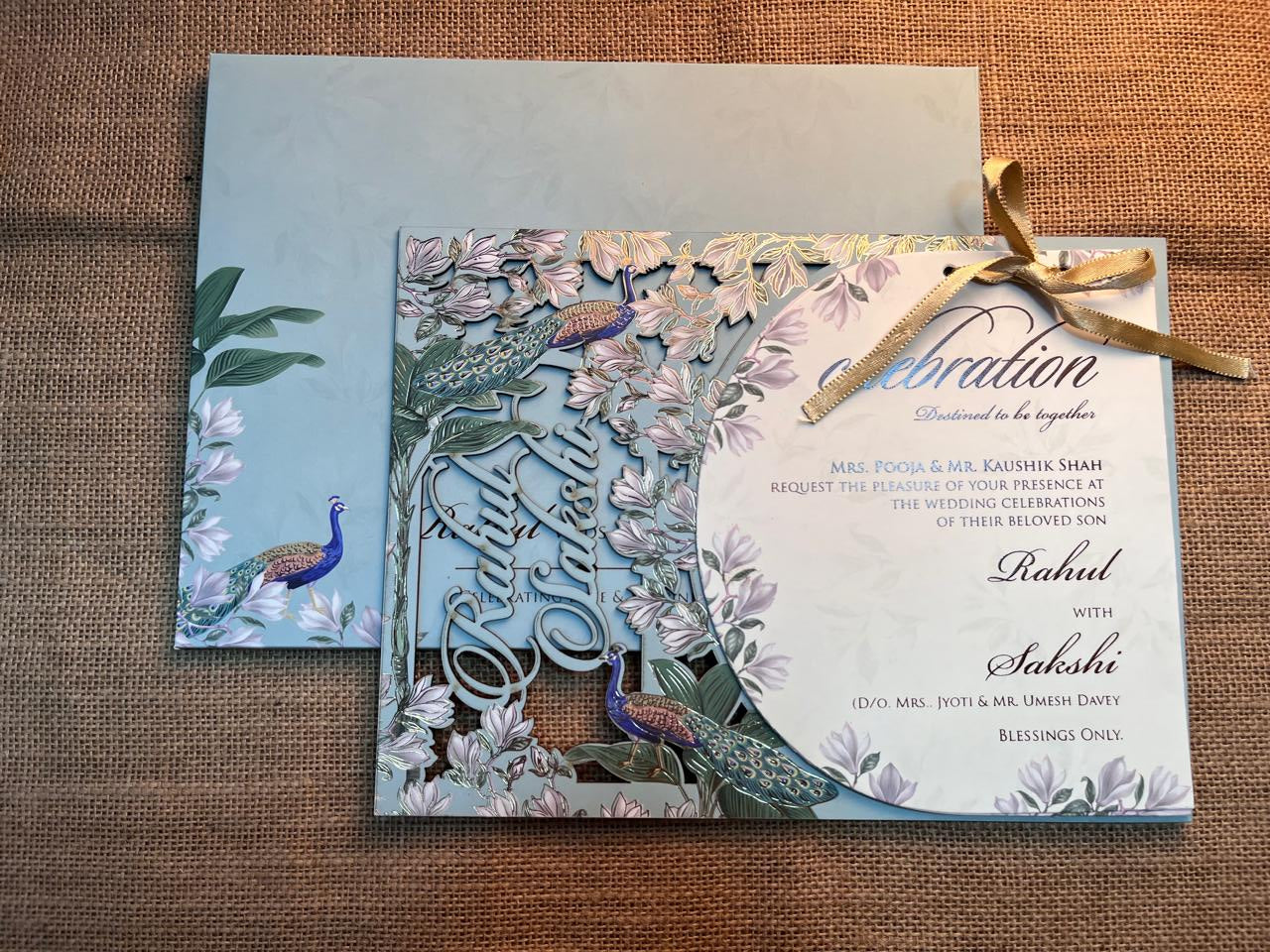 Lasercut Wedding Card | SS - 561
