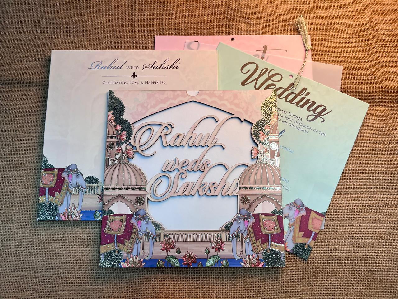 Lasercut Wedding Card | SS - 560