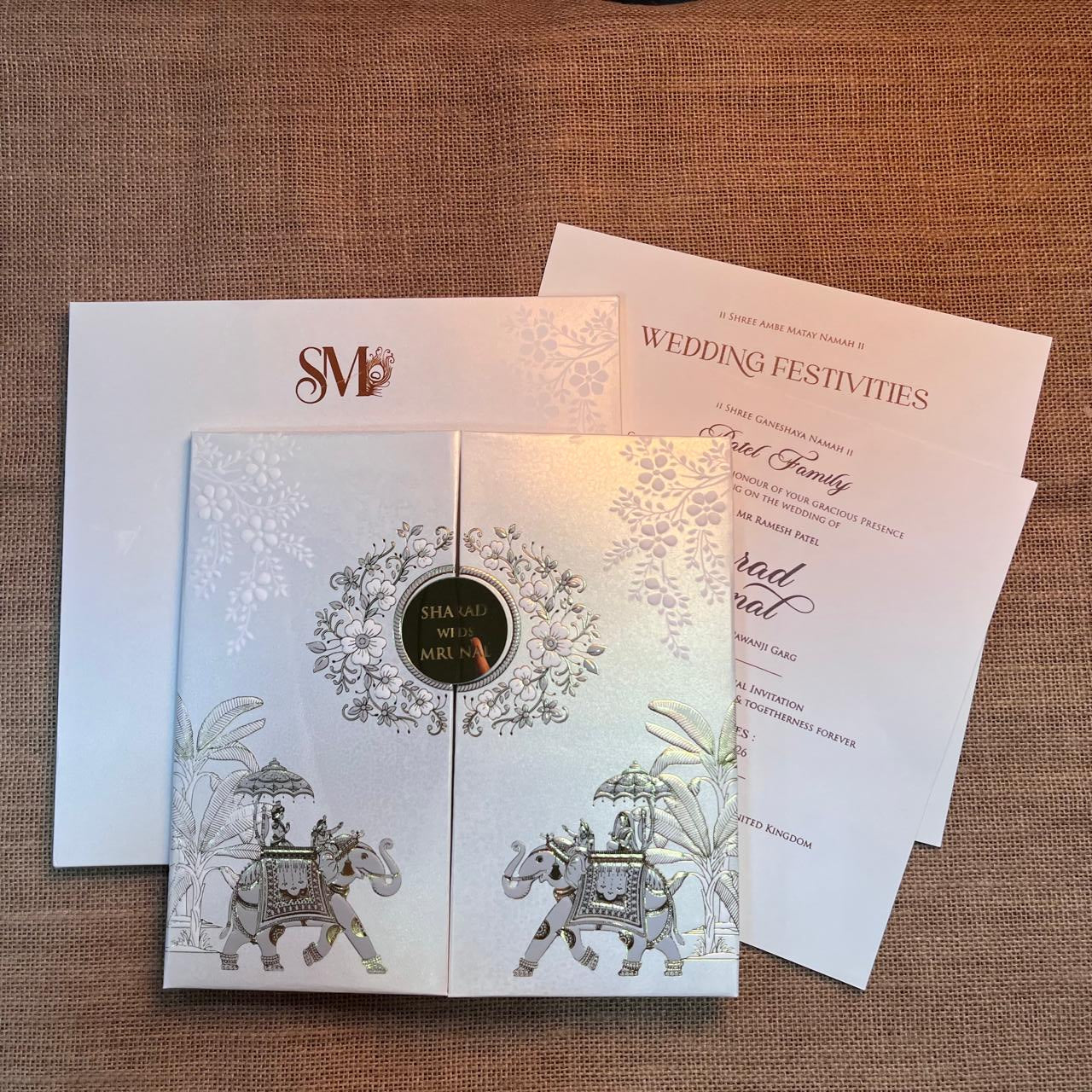 Traditional Wedding Card | SS - 526