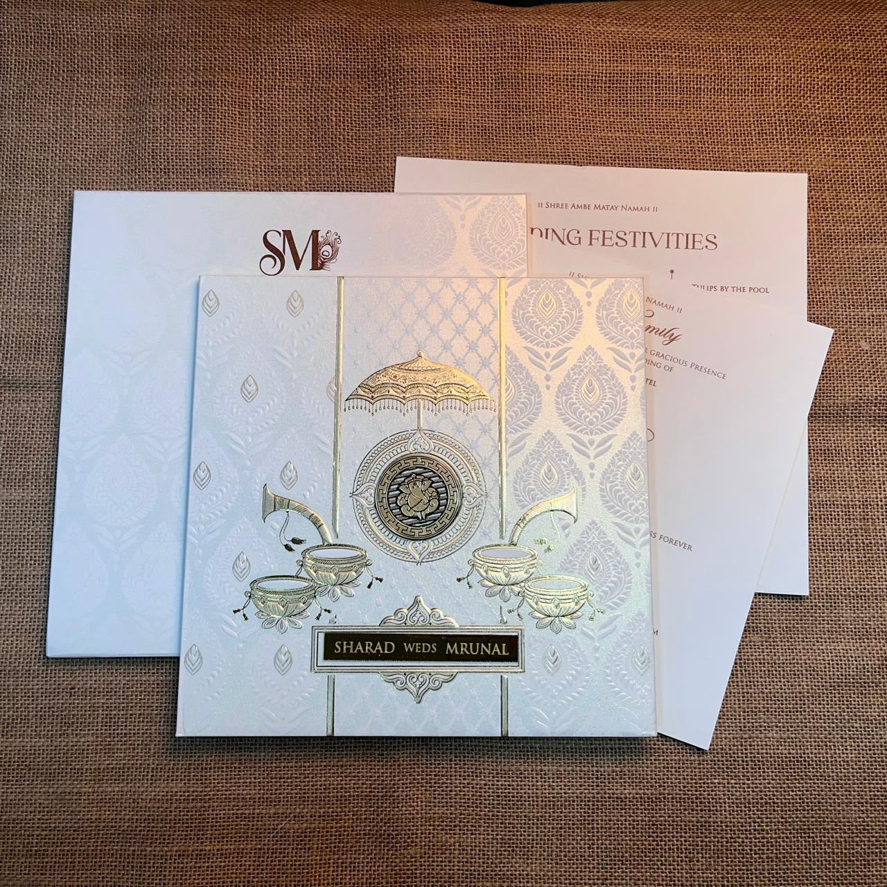Traditional Wedding Card | SS - 514