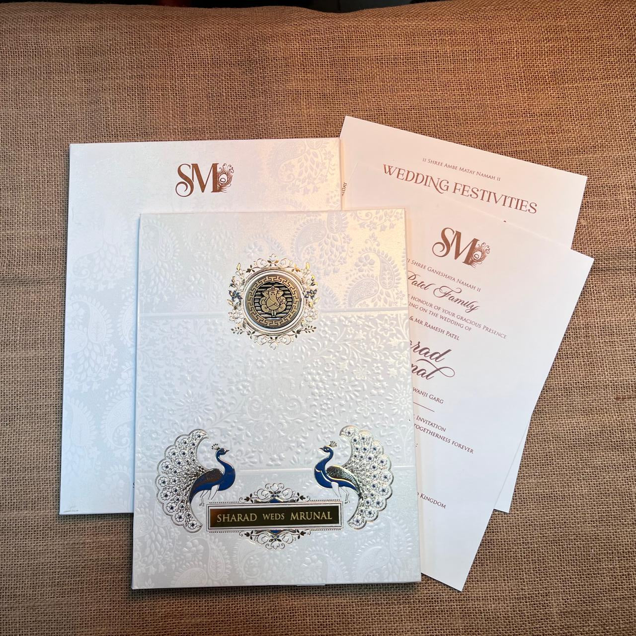 Traditional Wedding Card | SS - 531