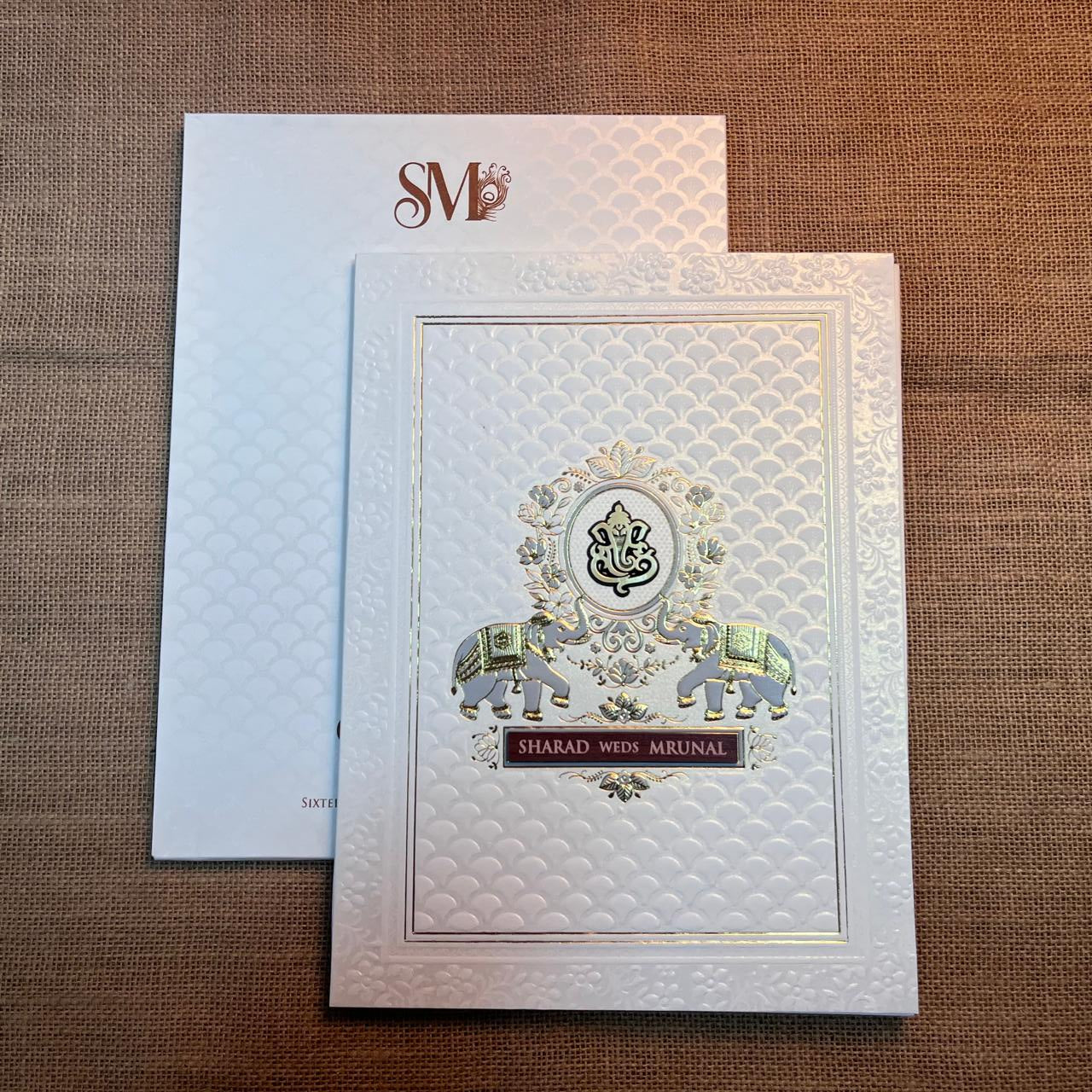 Traditional Wedding Card | SS - 538