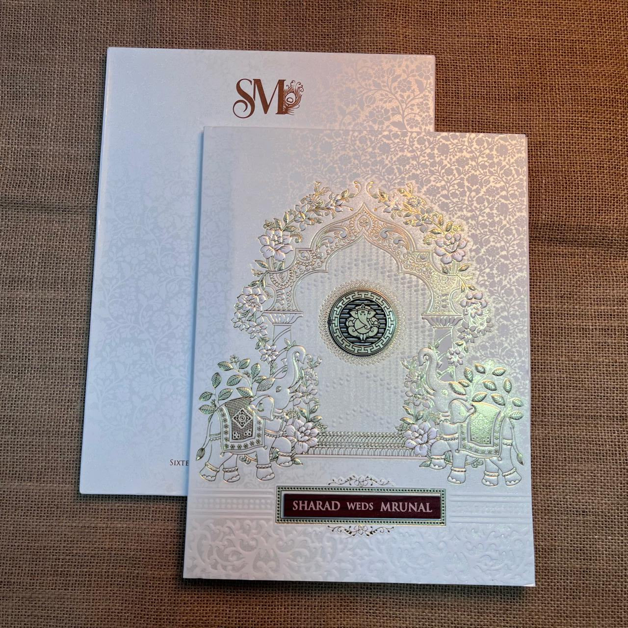 Classy Wedding Card | SS - 548