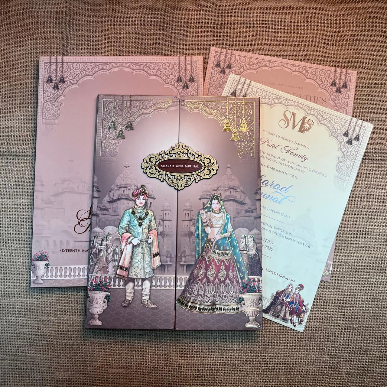 Traditional Wedding Card | SS - 529