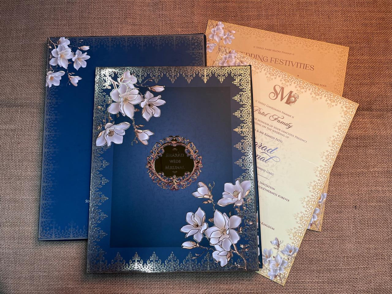 Floral Wedding Card | SS - 550