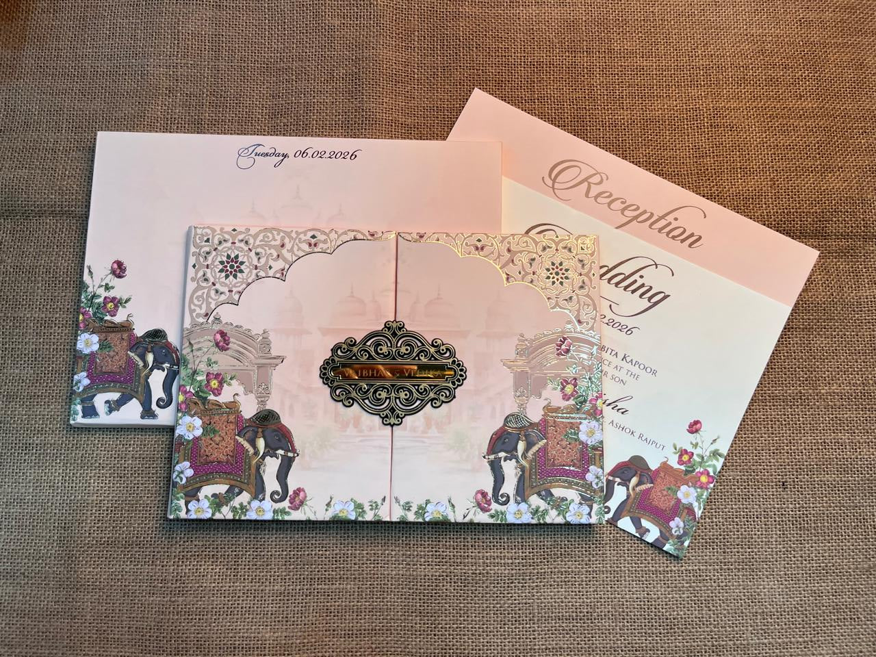 Traditional Wedding Card | SS - 594