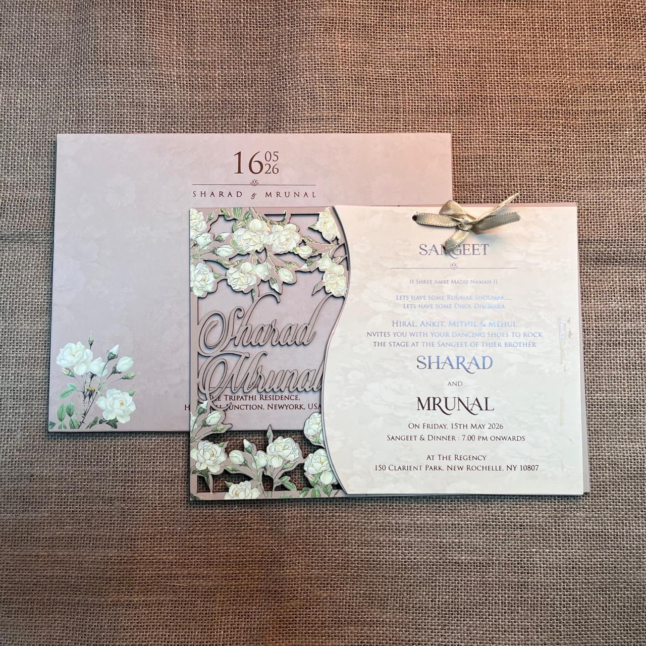 Lasercut Wedding Card | SS - 505