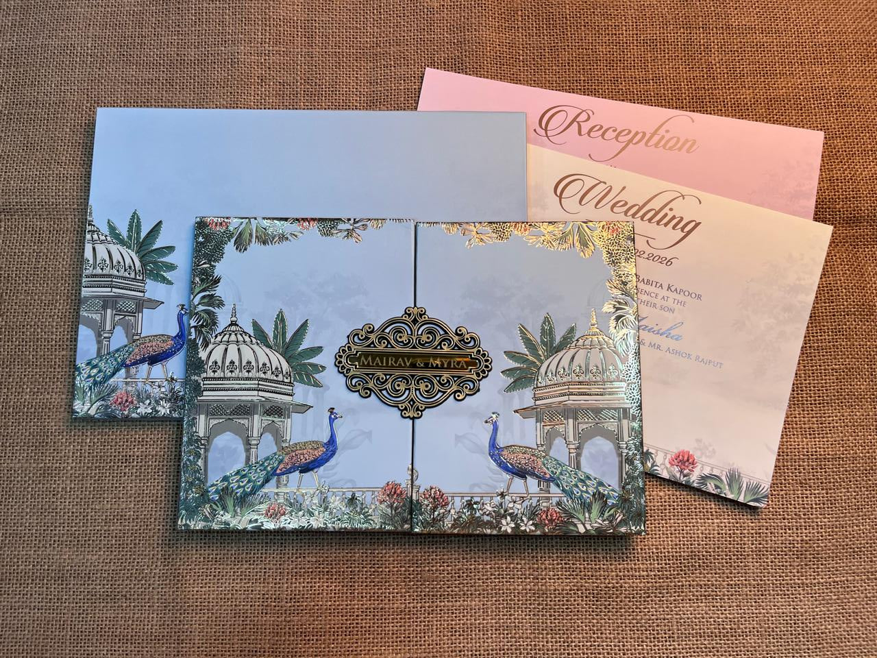 Pichwai Wedding Card | SS - 595