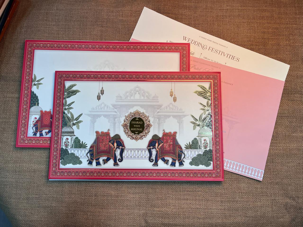 Traditional Wedding Card | SS - 557