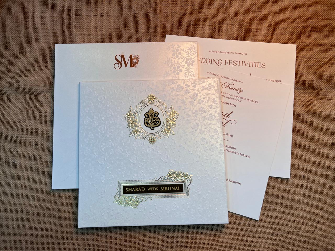 Classy Wedding Card | SS - 508