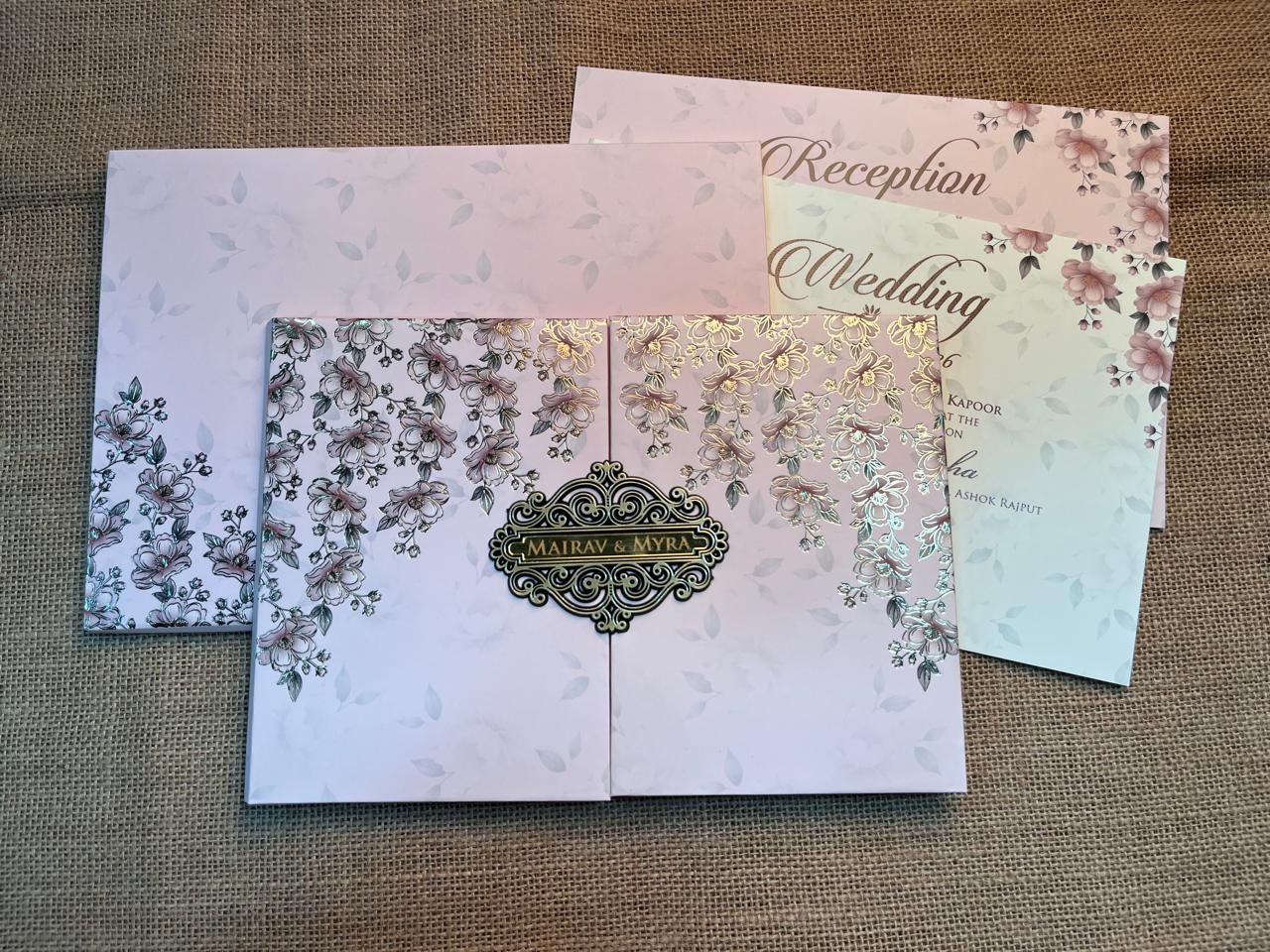 Floral Wedding Card | SS - 608