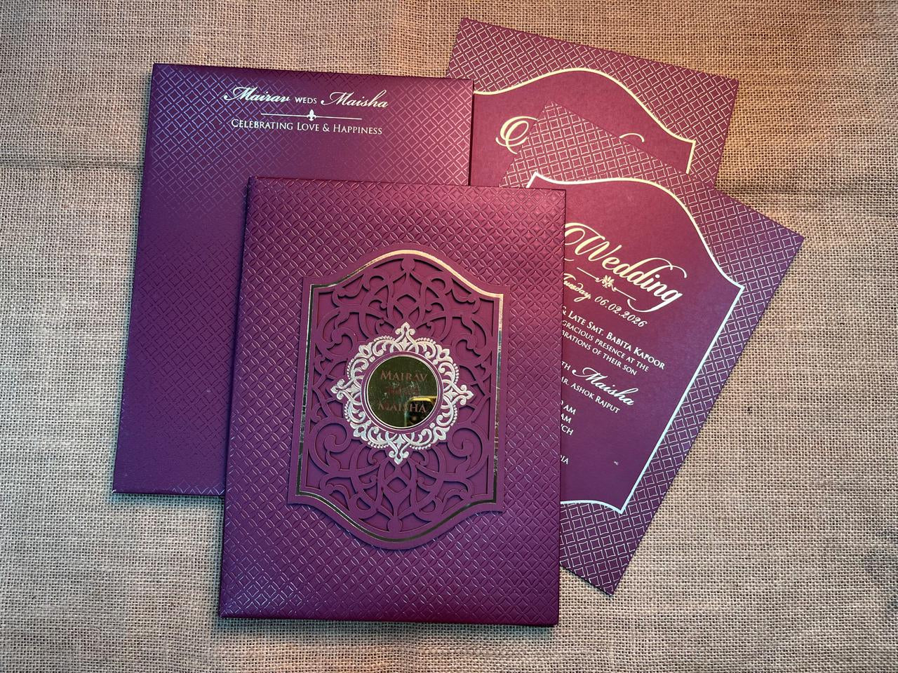 3D Elegant Wedding Card | SS - 642