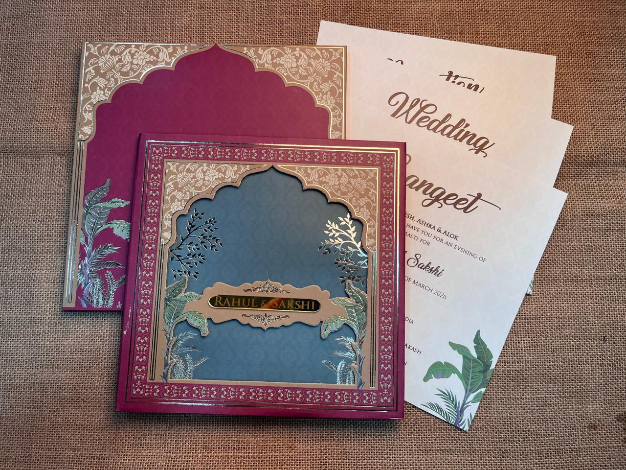 3D Designer Wedding Card | SS - 616