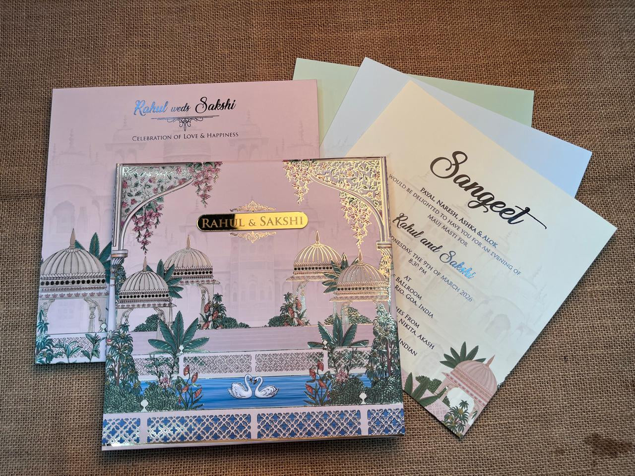Pichwai Wedding Card | SS - 619