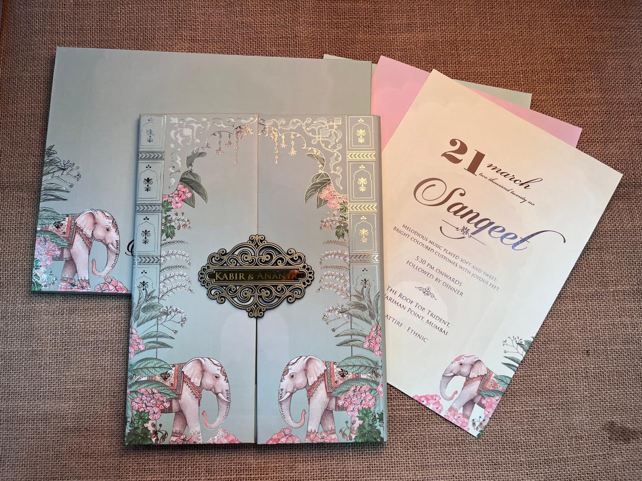 Traditional Wedding Card | SS - 592