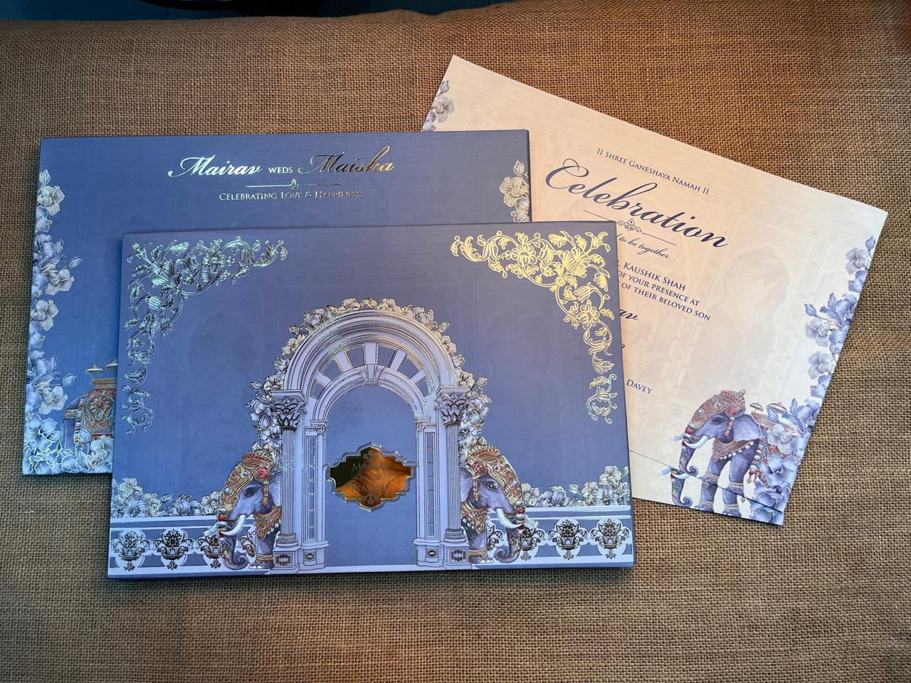 Elegant Wedding Card | SS - 663