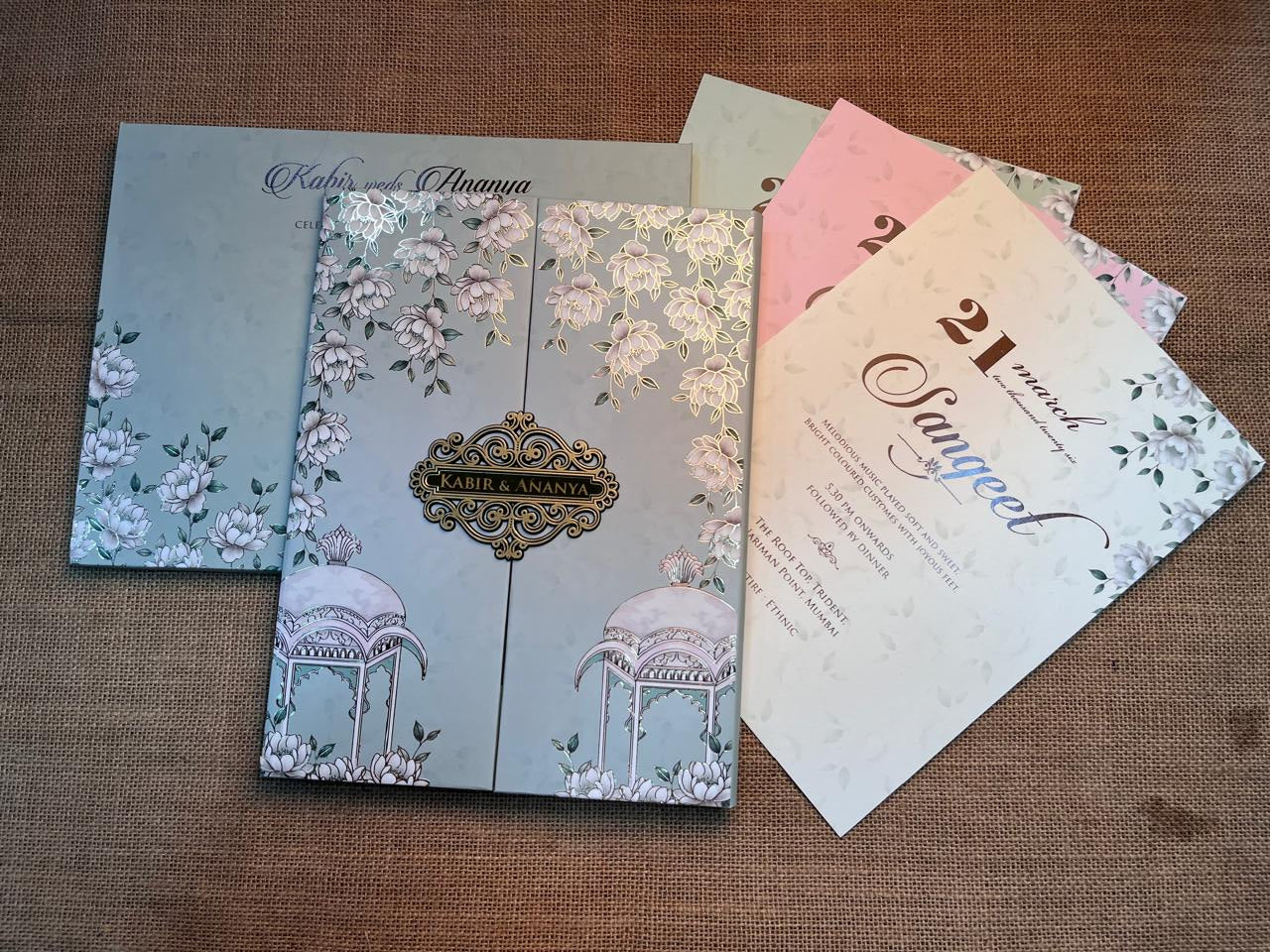 Floral Wedding Card | SS - 635