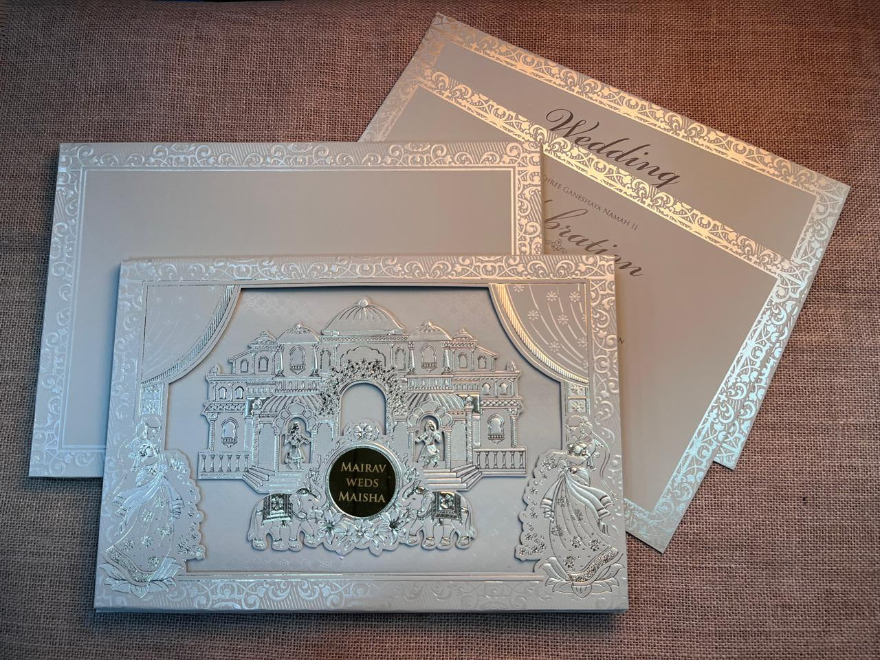 3D Rustic Wedding Card | SS - 658