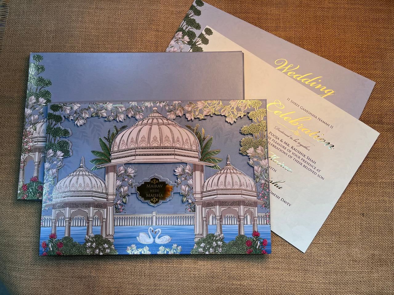 3D Elegant Wedding Card | SS - 656