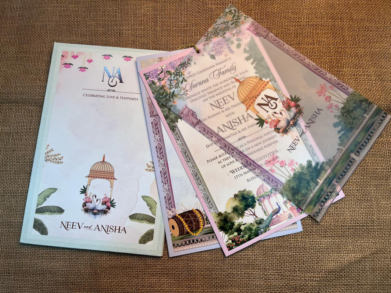 Vellum Paper : Elegant Wedding Card | SS - 712