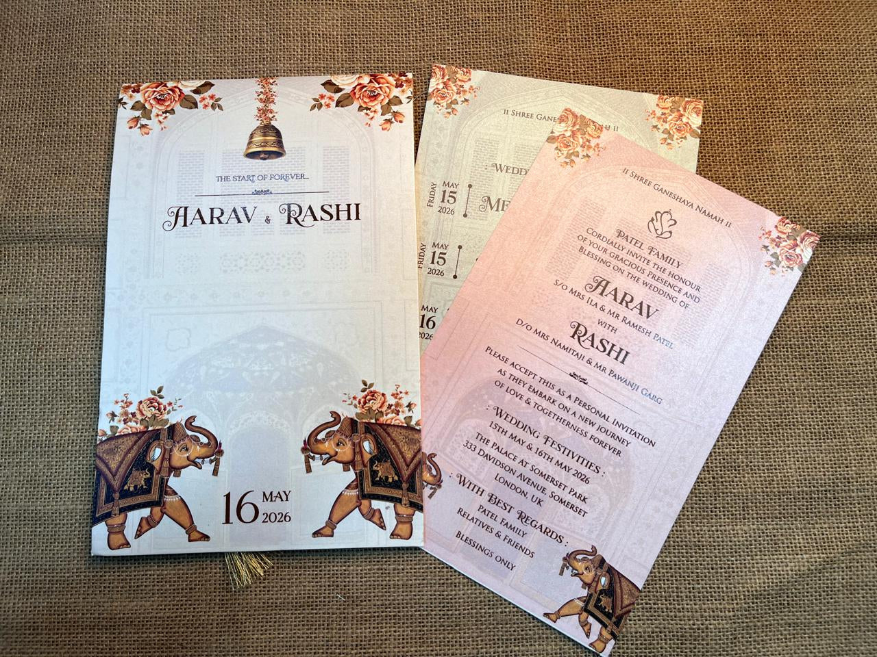 Traditional Wedding Card | SS - 720