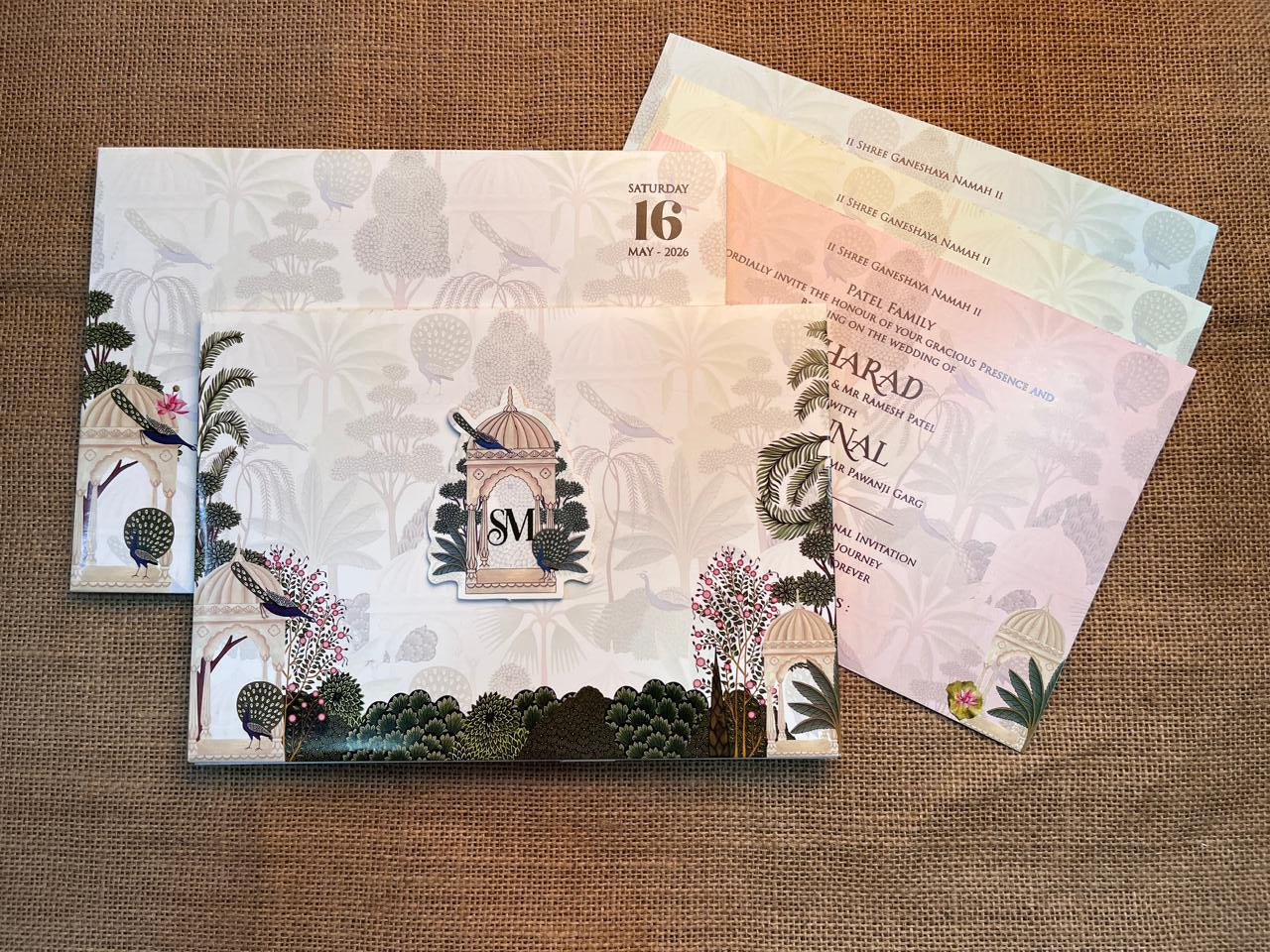 Pichwai Wedding Card | SS - 700
