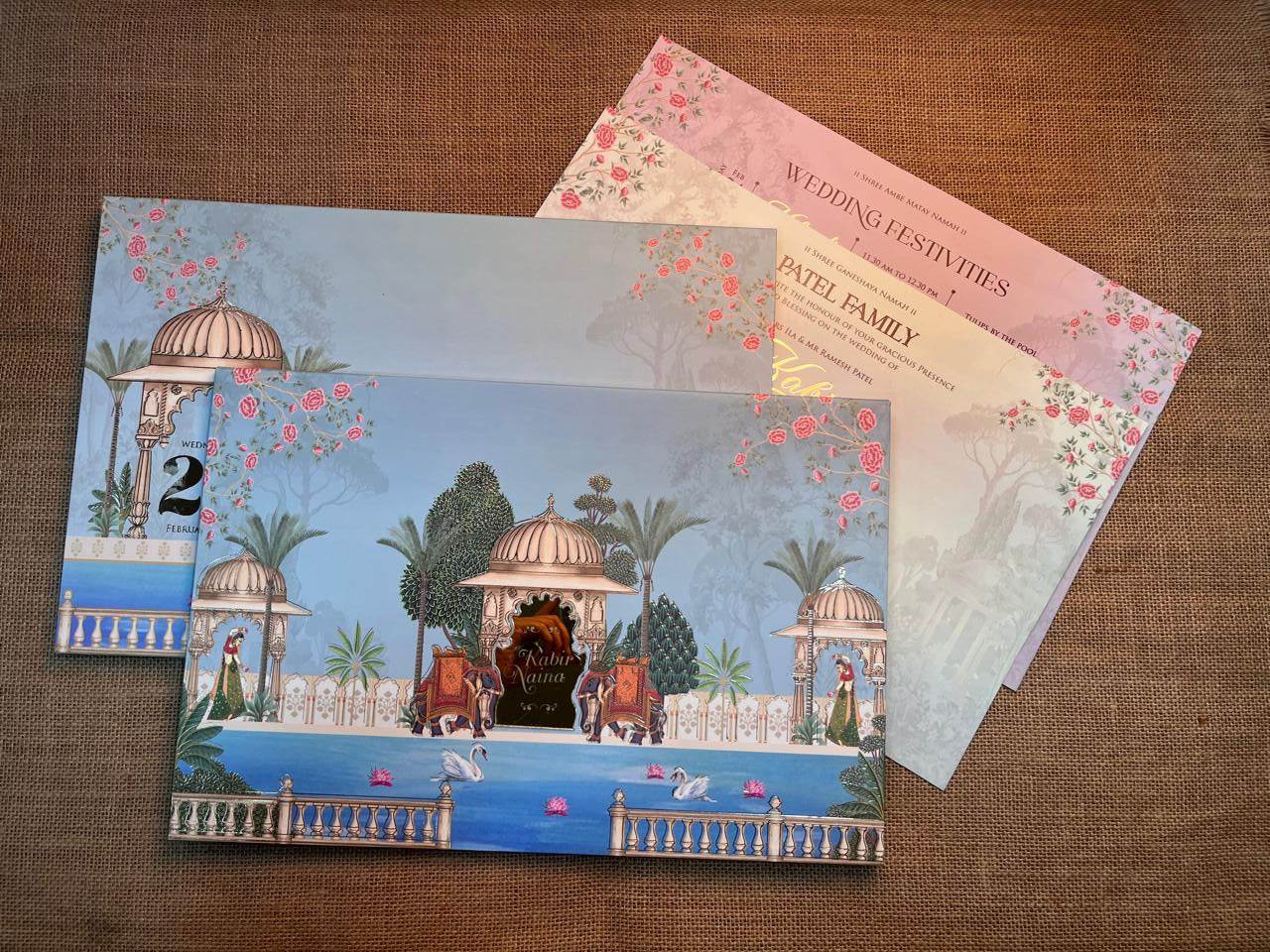 Elegant Traditional Wedding Card | SS - 729